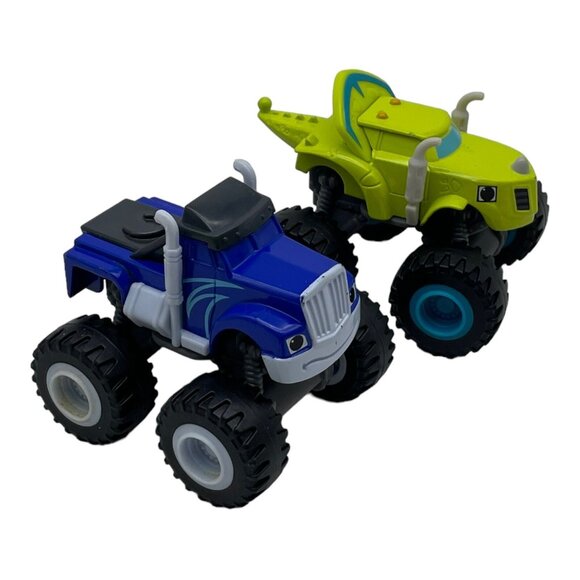 Mattel Other - Blaze And The Monster Machines Diecast Trucks Zeg Crusher Retired 2014